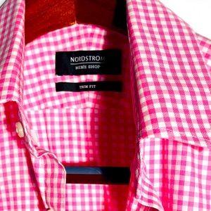 Mens Nordstrom trim fit dress shirt